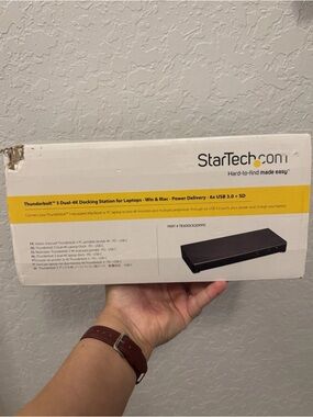 Startech Docking Station TB3DK2DPPD Thunderbolt 3 Dock w/AC and TB3 Cable